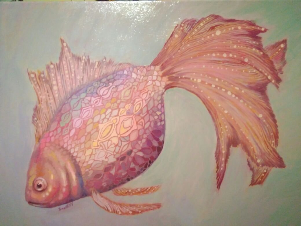 Pink fish - Eva Panchenko