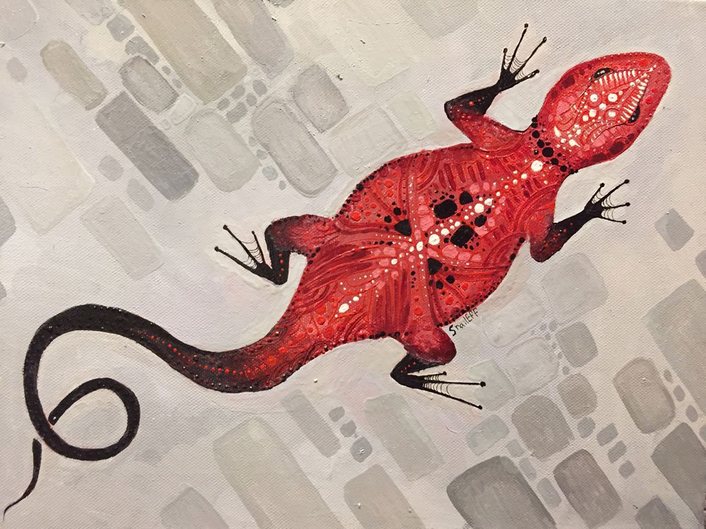 Red Lizard  - Eva Panchenko