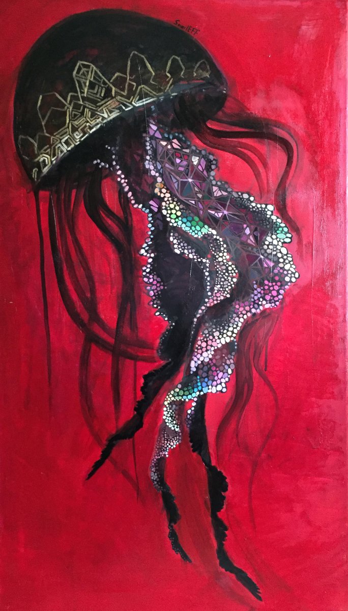 Dance black jellyfish - Eva Panchenko