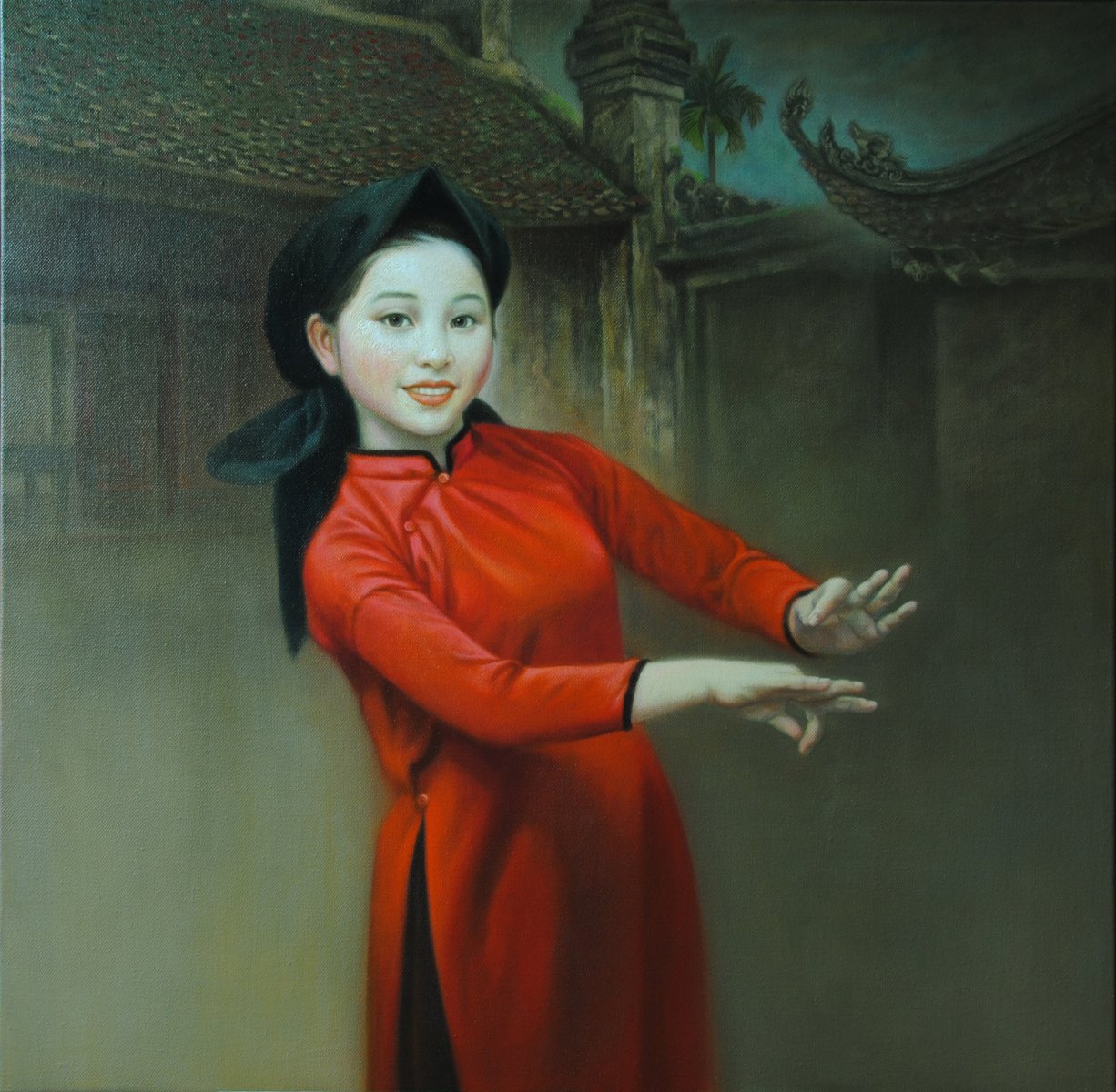 A girl singing Xoan singing in the hometown of King Hung Vuong - Lê Cù Thuần