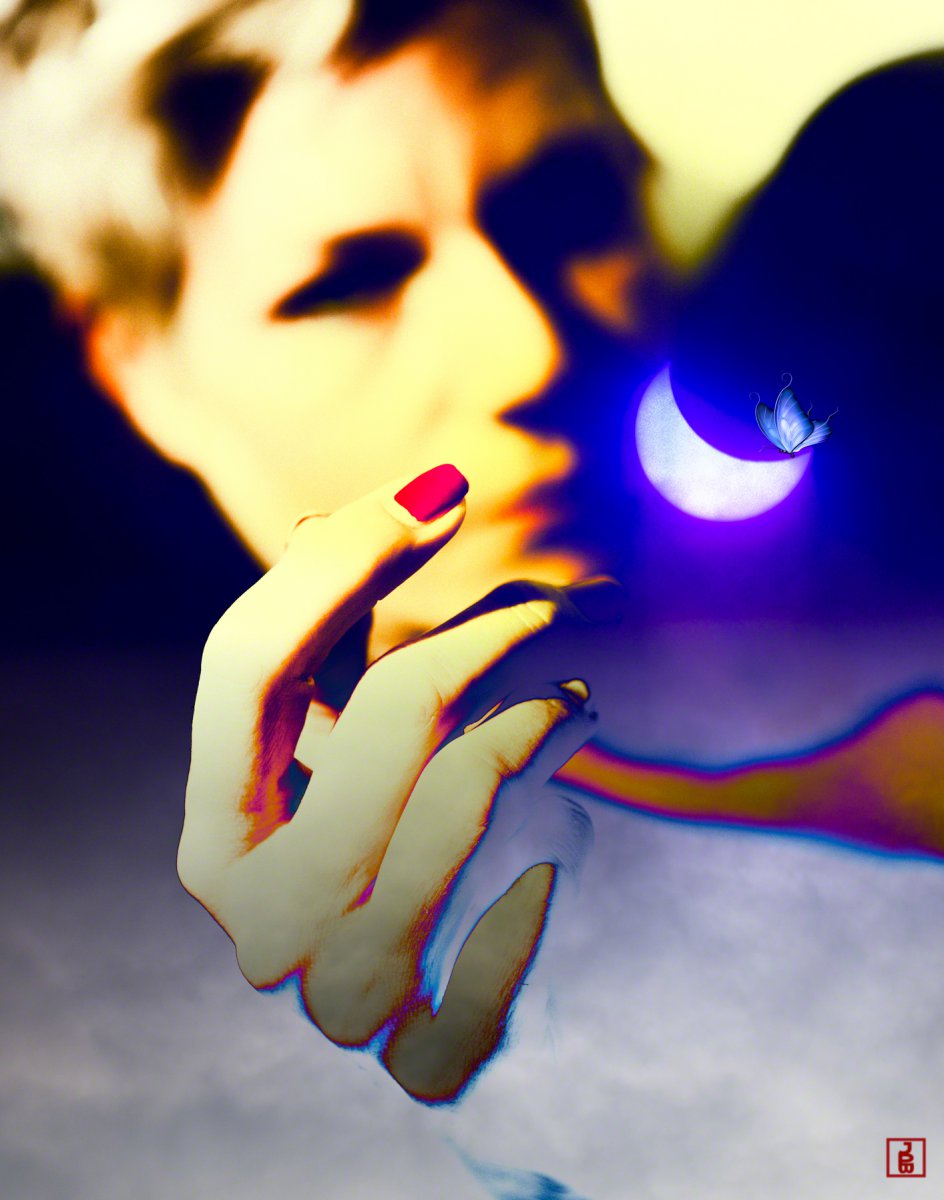 Eclipse With Butterfly - Jean Paul Baj