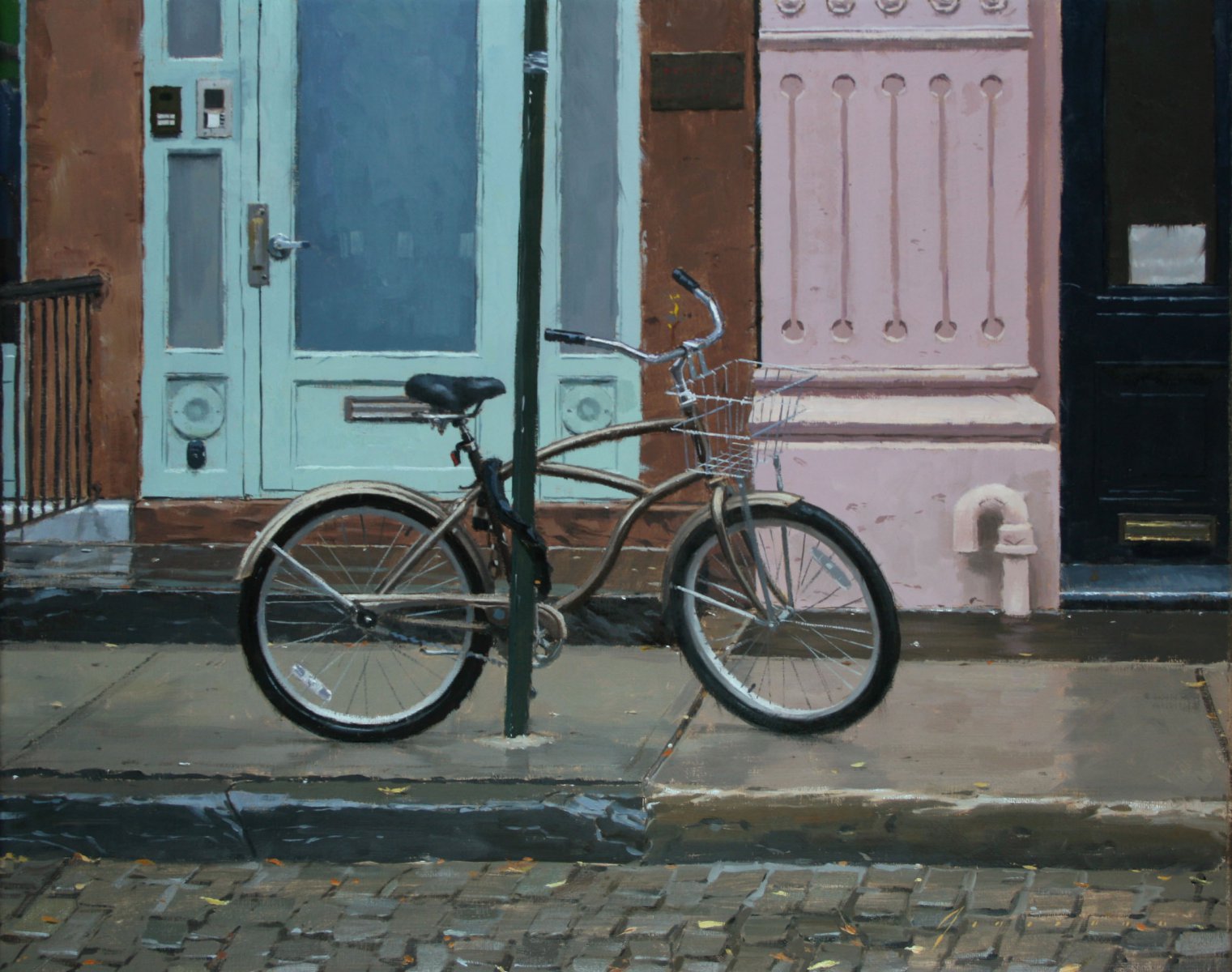 Bicycle in Rain - Vincent Giarrano