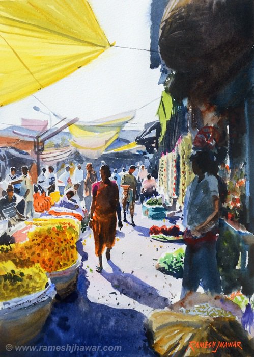 Flower Market # 1 - Ramesh Jhawar