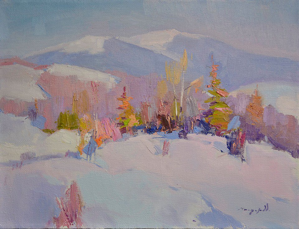 Snow in the mountains - Alexander Shandor
