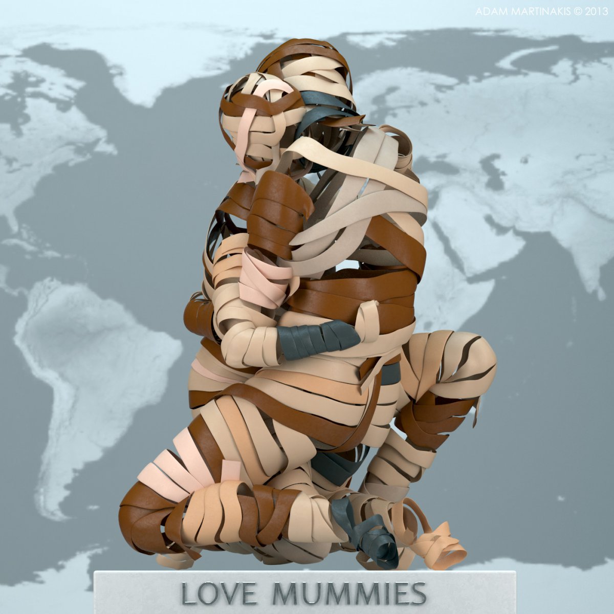 It doens´t matter which skin Color you wear, everyone can become a Mummy! - LOVE MUMMIES - Adam Martinakis