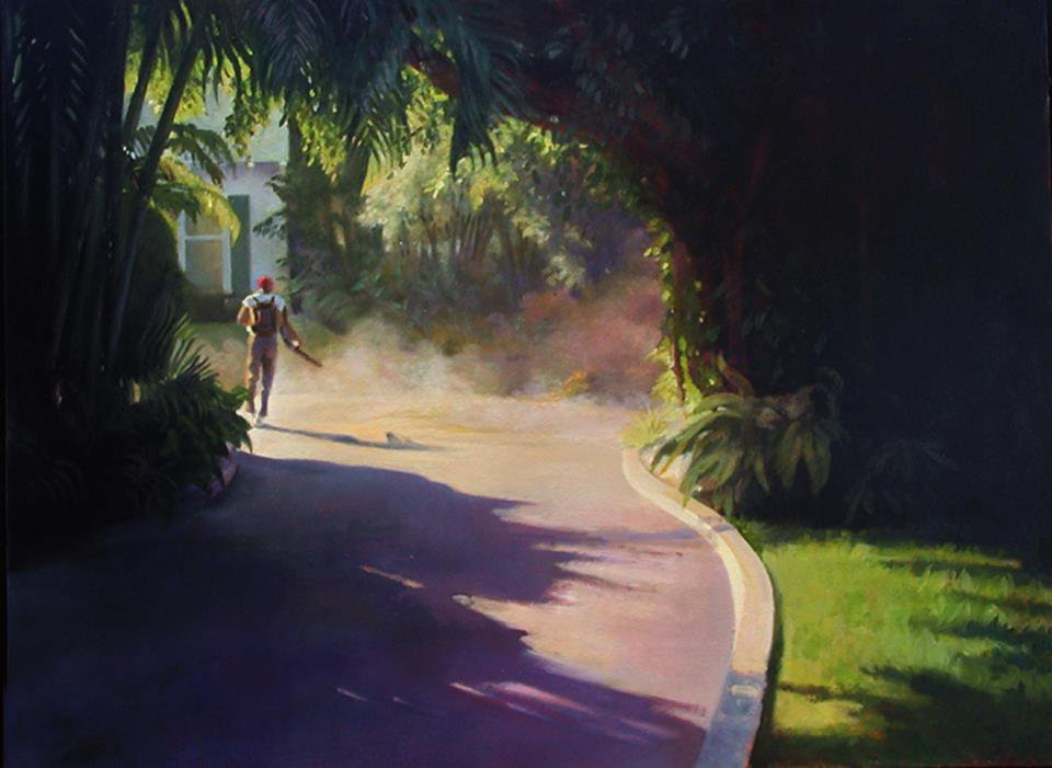 The leaf blower - Nigel Van Wieck