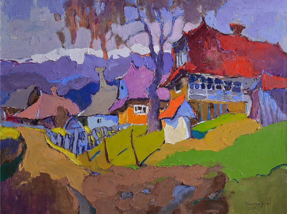 Spring in the village - Alexander Shandor