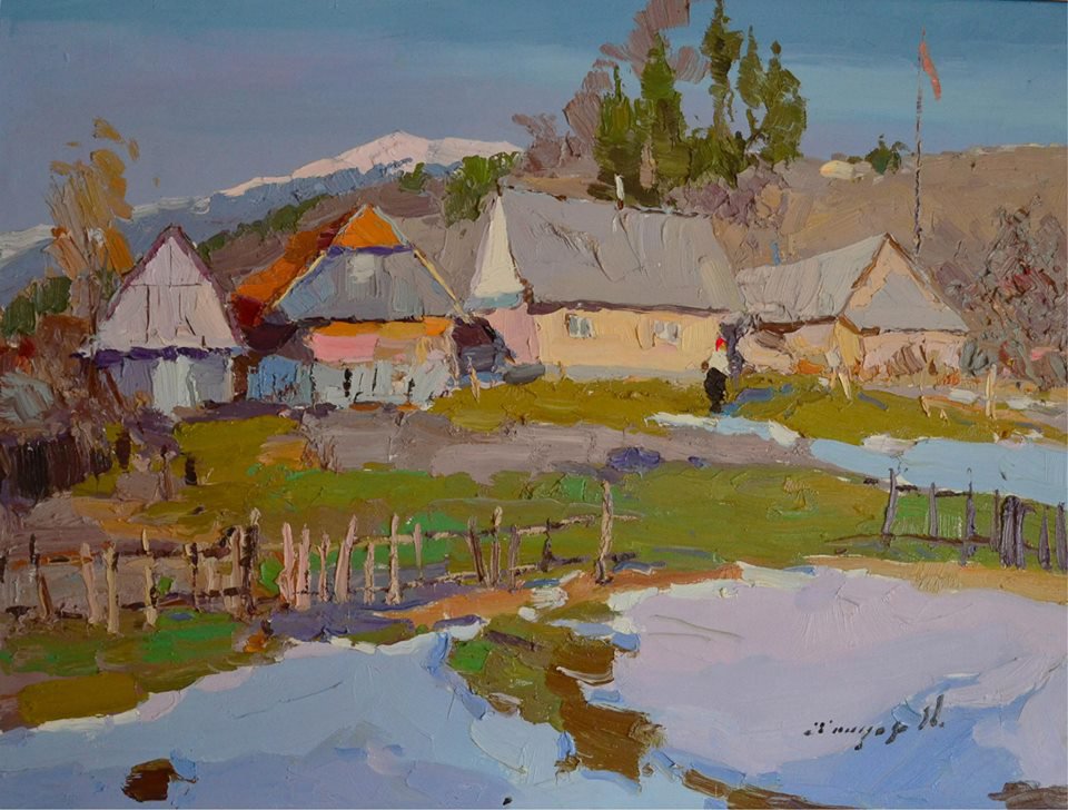 In the yard - Alexander Shandor
