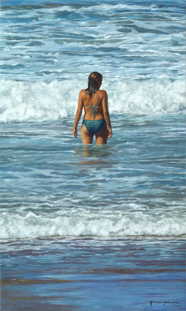 Entre olas - Fidel Molina
