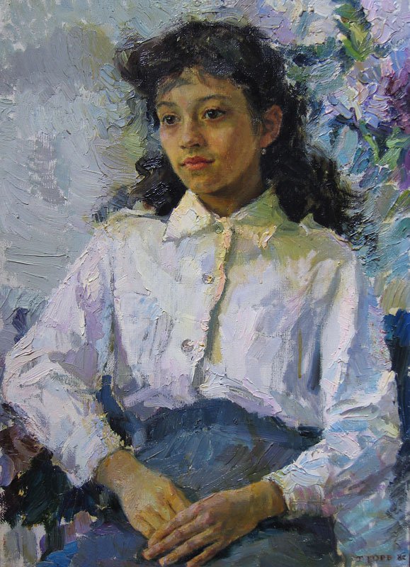 Tatiana Gorb (1935-2013). Schoolgirl 