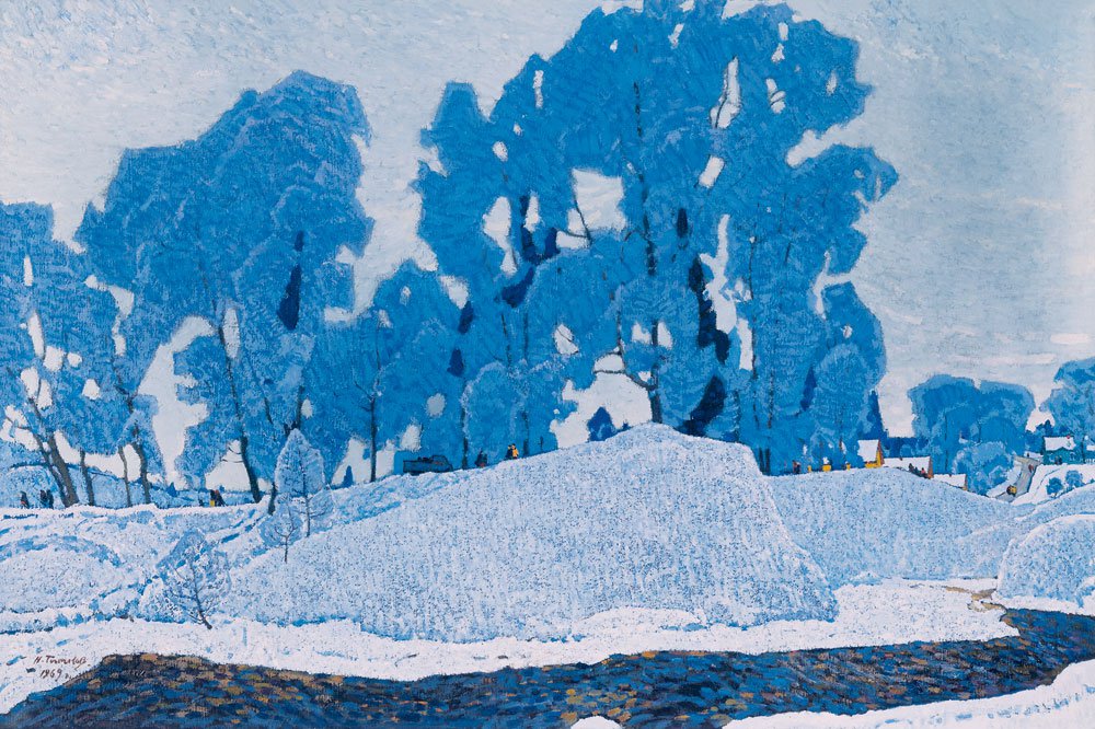 Nikolai Timkov (1912-1993). Russian Winter. 