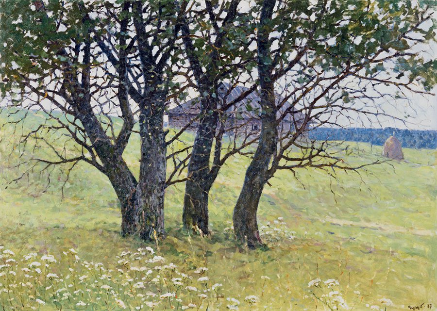Eugene Chuprun (1927-2003). Elms. 