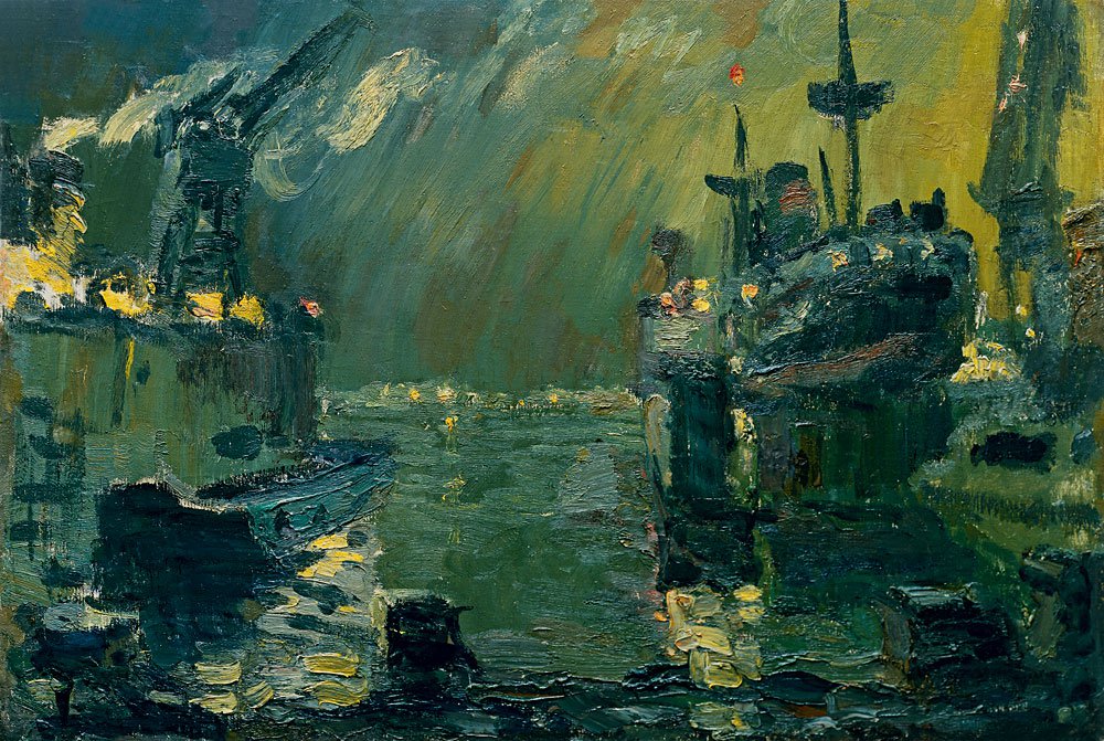 Night Dock - Vladimir Ovchinnikov