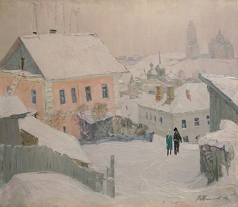 In Ancient Town of Staritsa - Vladimir Ovchinnikov