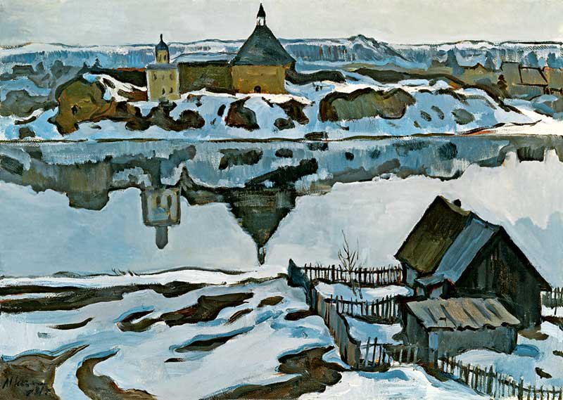 Marina Kozlovskaya (b. 1925). Fortress in Old Ladoga.