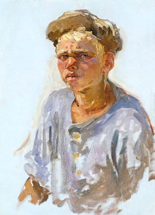 Alexander Sokolov (1918-1974). A Boy.