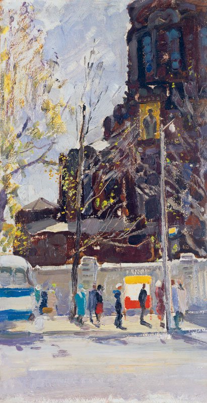 Piotr Litvinsky (1927-2009). Spring in the city. 