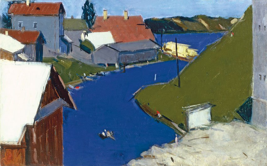 Arseny Semionov (1911-1992). Old Ladoga Town. 