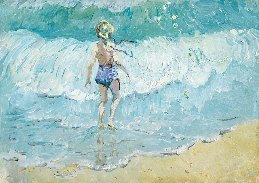 Girl and Waves - Vladimir Ovchinnikov