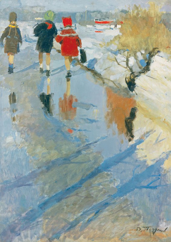 Nikolai Pozdneev (1930-1978). Spring Day.