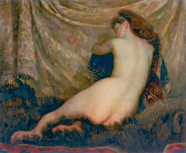 Galina Rumiantseva (1927-2004). Naked model. 