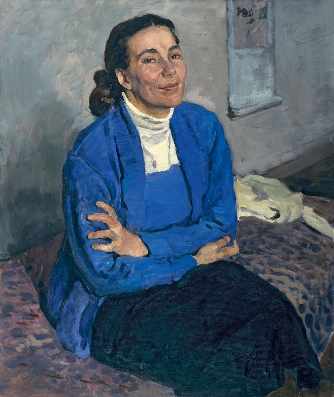 Alexander Pushnin (1921-1991). Portrait of artist Tatiana Kopnina.