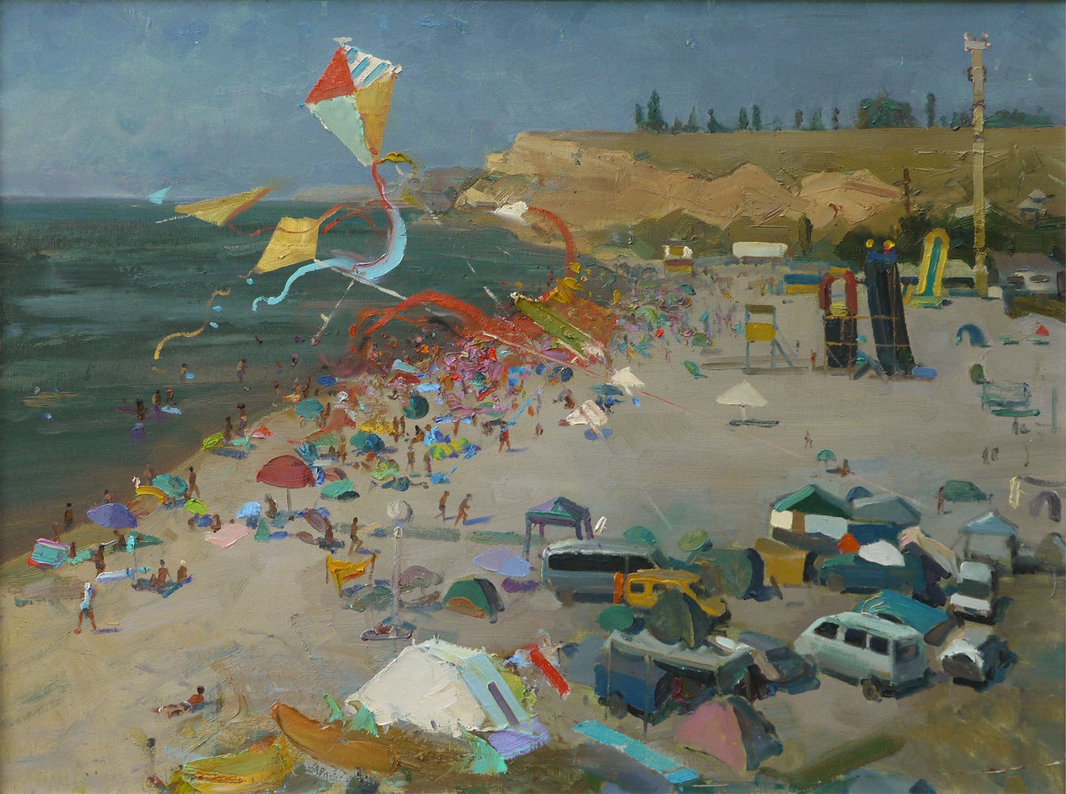 Beach in Yuzhny - Victor Onyshchenko