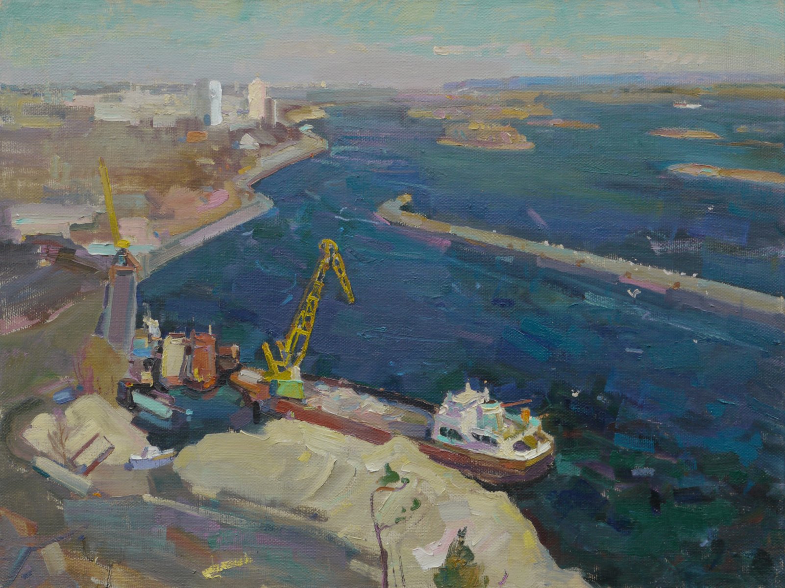 View from Trypillya to Ukrainka - Victor Onyshchenko