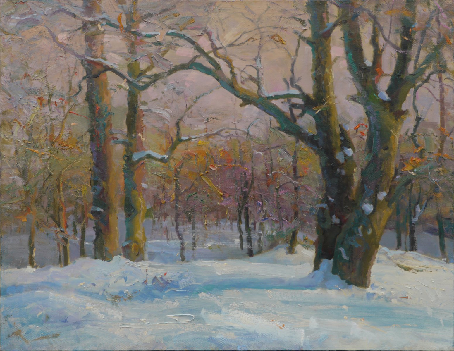 Winter in the wood - Victor Onyshchenko