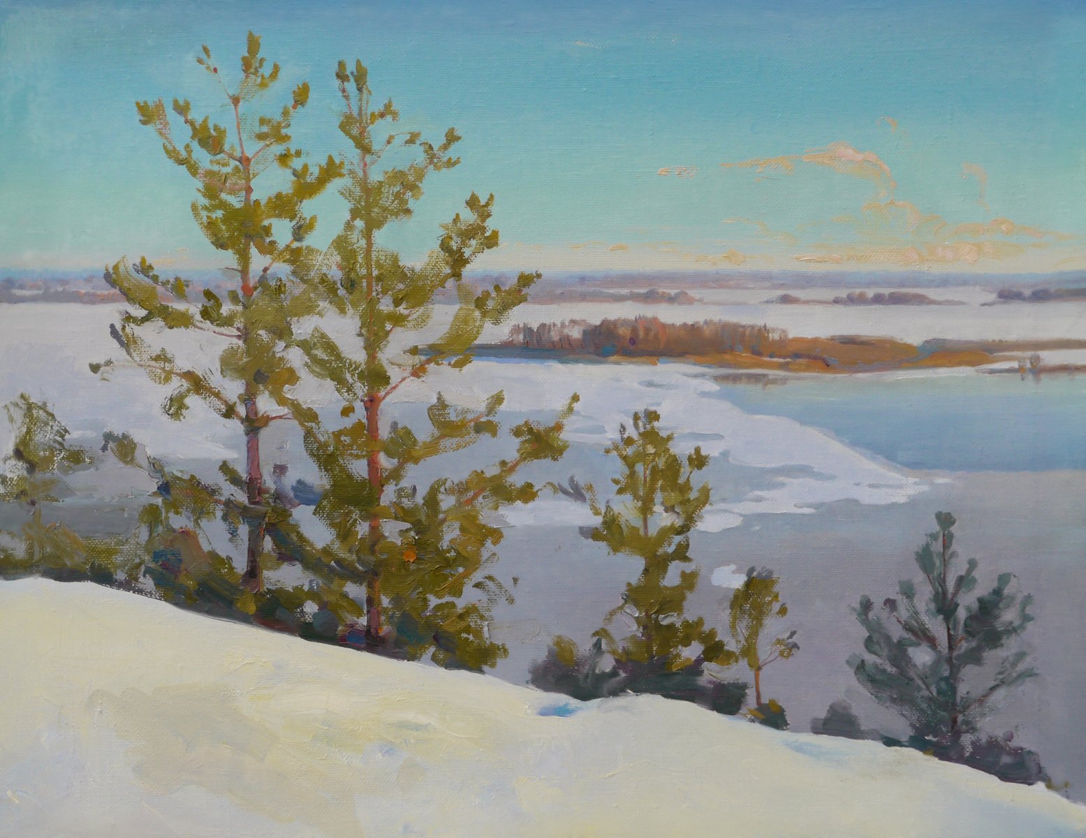 Pines over Dnieper - Victor Onyshchenko