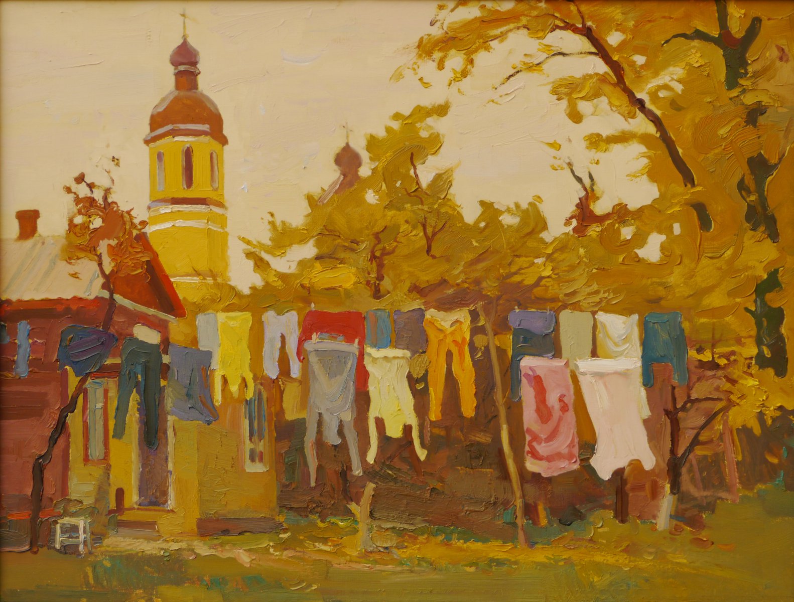 Court yard in Chernihiv - Victor Onyshchenko