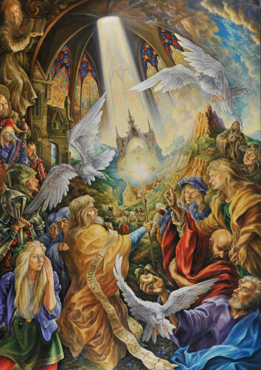 Glorification of The Cross - Alexander Donskoi