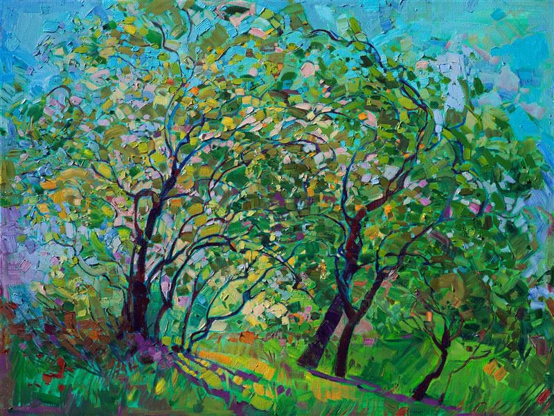 Oaks in Green - Erin Hanson