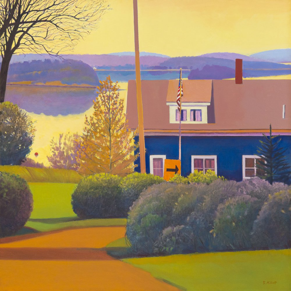 Blue House by the Inlet - Susan Abbott