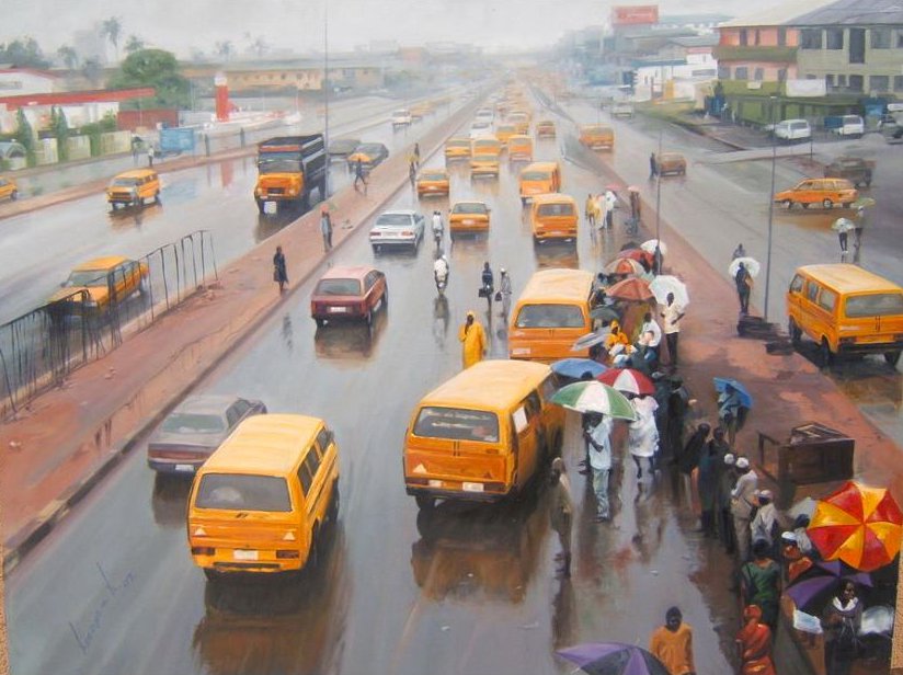 A wet day in Lagos - Apooyin Mufutau