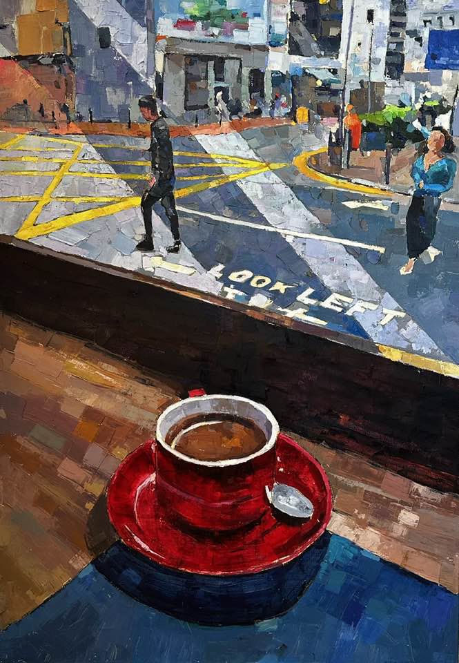 divine light invades Sheung Wan, adds to the dance of the visible and the invisible - Nouiri Mohamed 