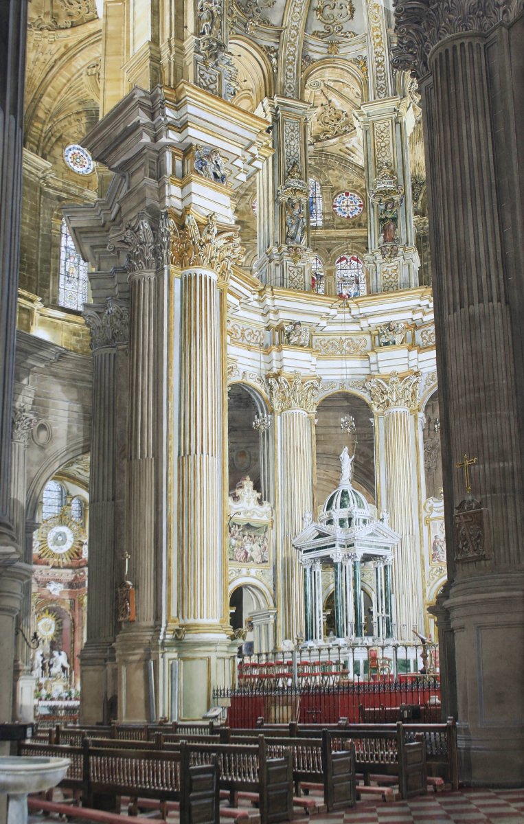 Altar Mayor, Malaga Cathedral - José González Bueno