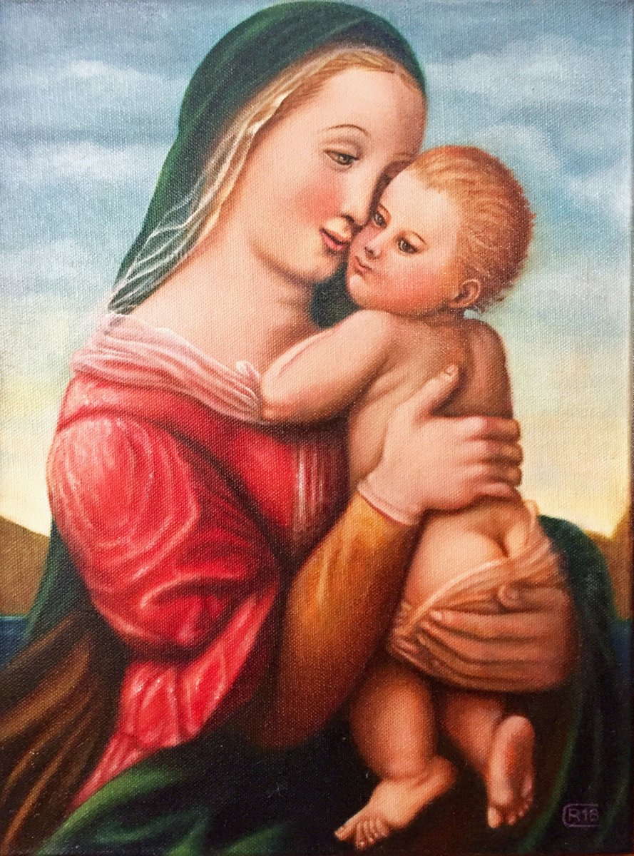 Madonna with Child - René Cheng