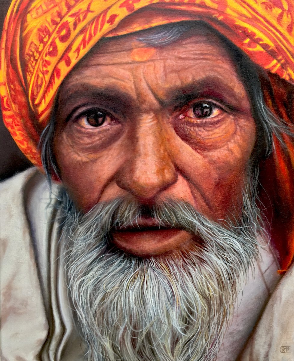 Man with Turban - René Cheng