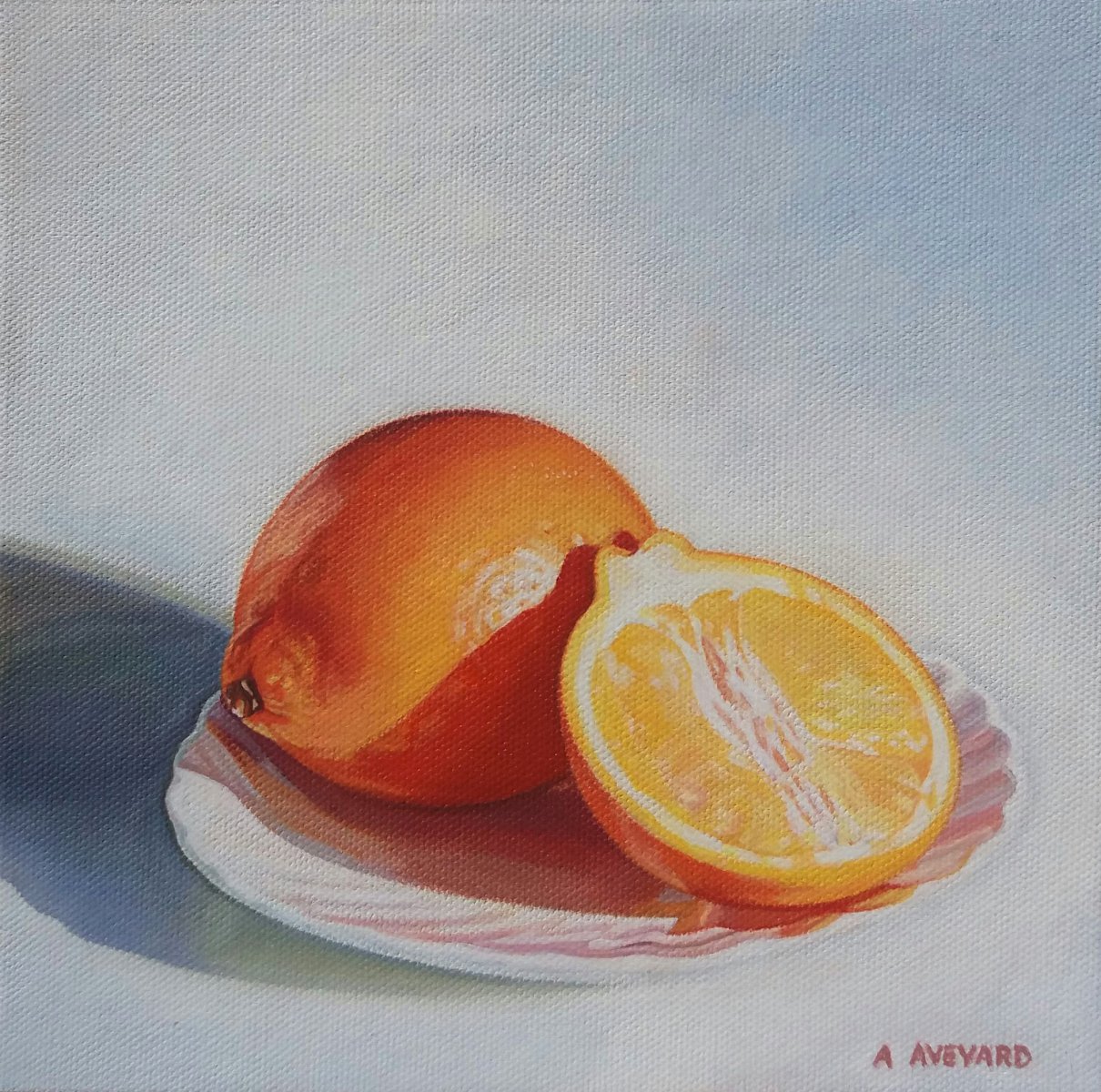 Minneola on a saucer - Ann Aveyard