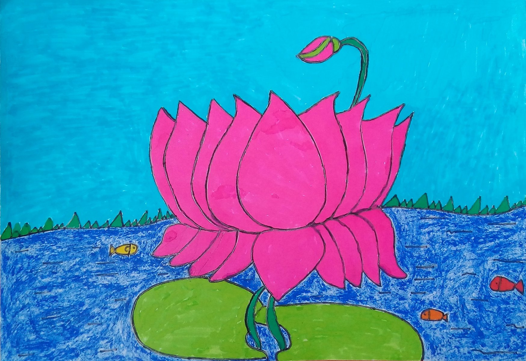 LOTUS FLOWER - JOHN ( JOHN ART Gallery 2019).