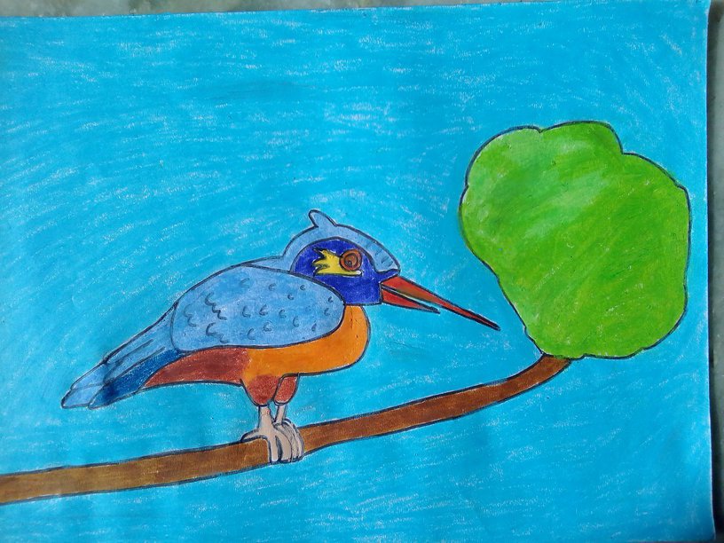 KING FISHER - JOHN ( JOHN ART Gallery 2019).