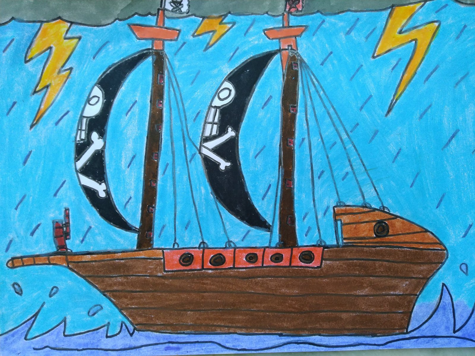 PIRATE SHIP - JOHN ( JOHN ART Gallery 2019).