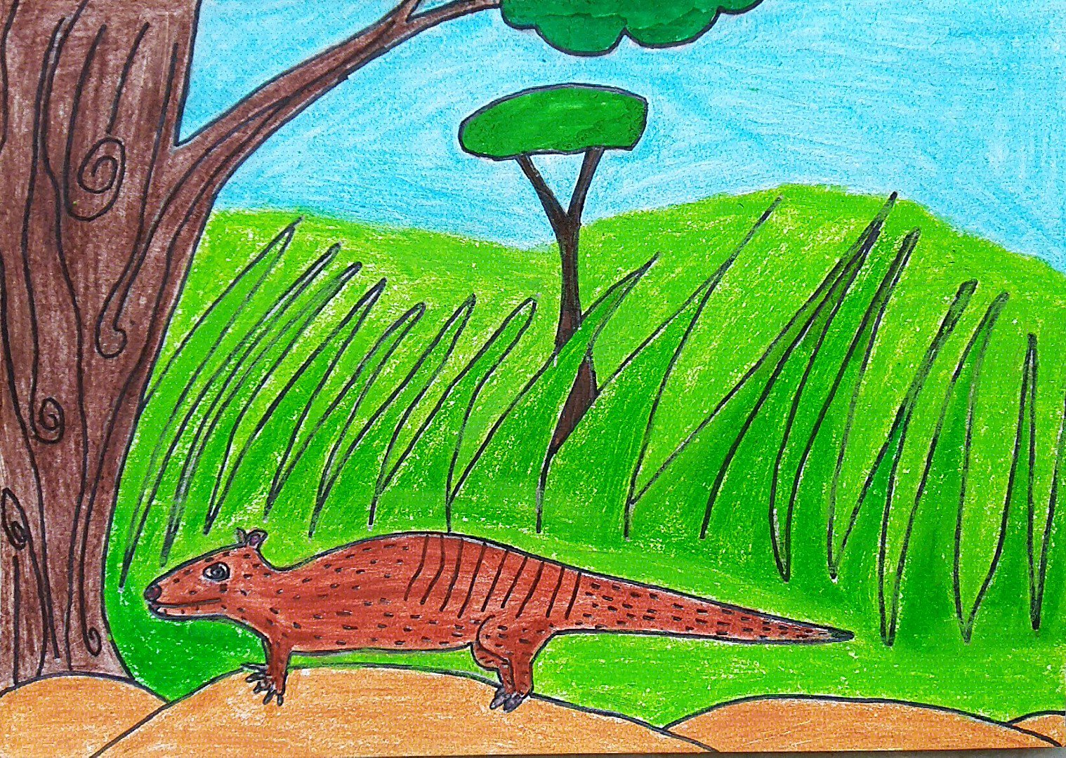 MONGOOSE( SNAKE EATING ANIMAL) - JOHN ( JOHN ART Gallery 2019).