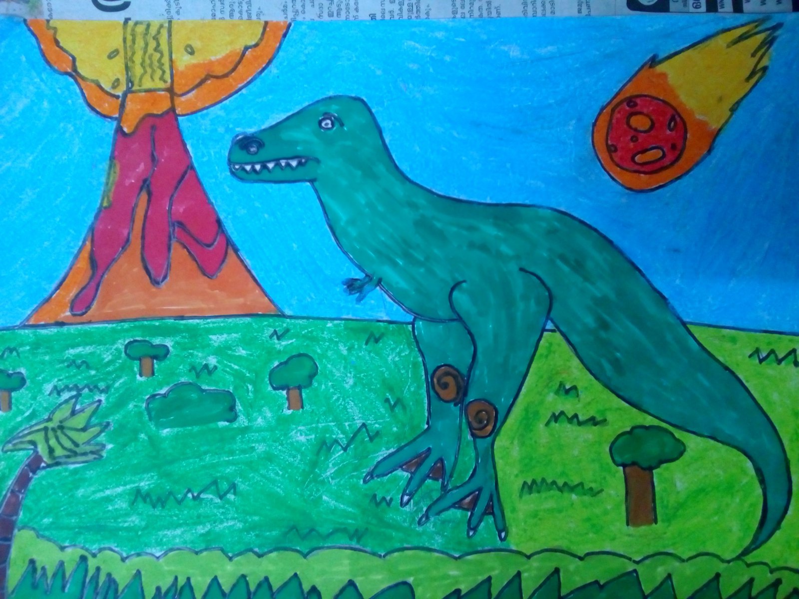 THE END OF DINOSAUR WORLD - JOHN ( JOHN ART Gallery 2019).