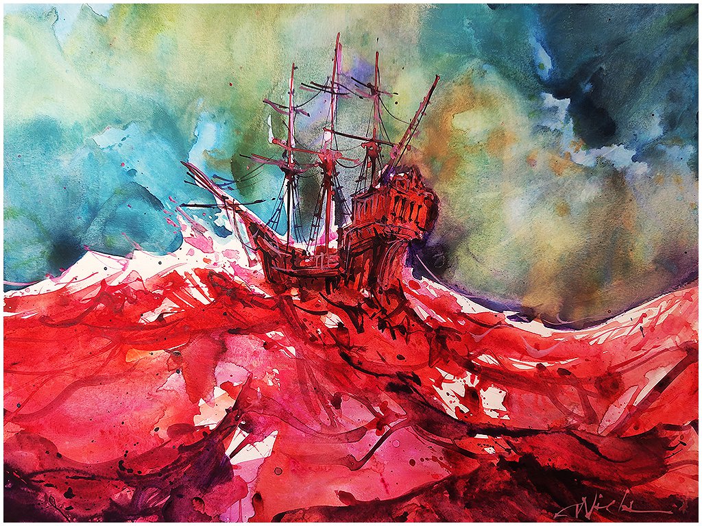 Fine Art Pigment Print under Acrylic Glass Acquarelli Luminosi #11 Rough Open Sea - Carsten Wieland 2024 Open Edition Watercolor Art
hhttps://www.etsy.com/de/listing/1665051290 - Carsten Wieland