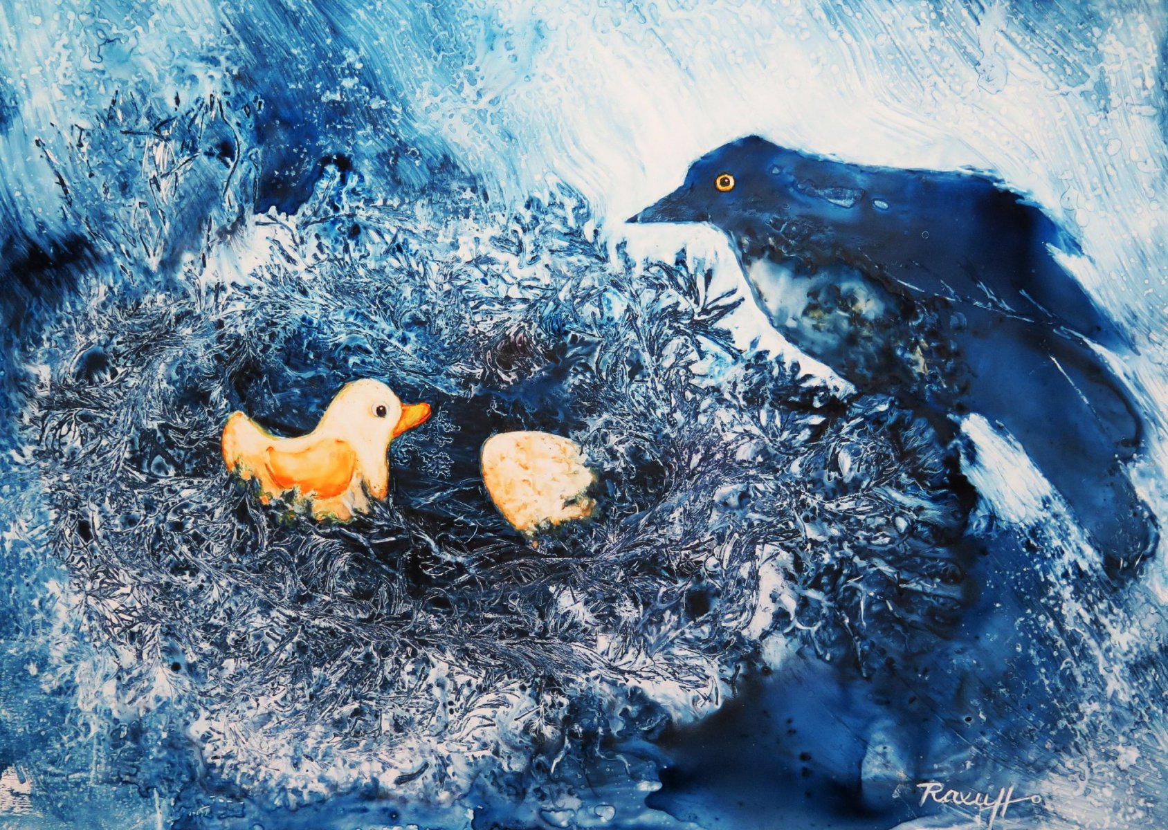 DYSW Unique Style Award 2022/Nominee: Raxu Helminen - Finland - DoYouSpeakWatercolor Award 2022