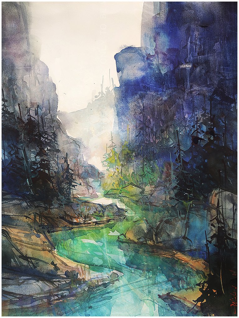 Carsten Wieland - Fine Art Pigment Print under Acrylic Glass Acquarelli Luminosi #16 