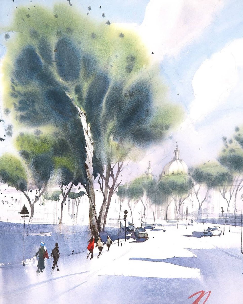 DYSW Young Talent Award 2022/Nominee: Timo Bechert - Germany - DoYouSpeakWatercolor Award 2022