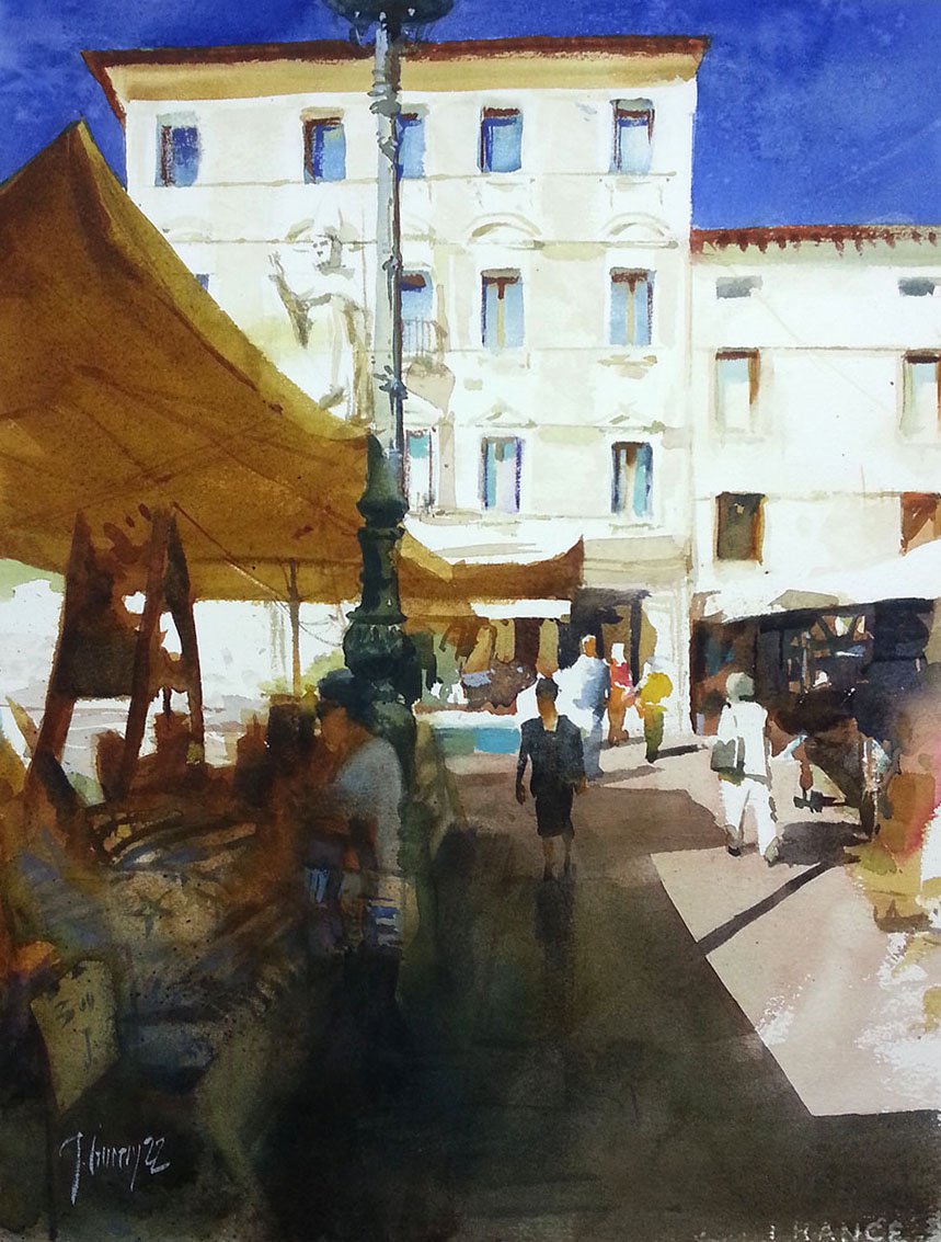 DYSW Excellence Award 2022/Nominee: Jérôme Guerry - France - DoYouSpeakWatercolor Award 2022